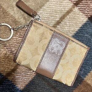 Signature Coach Mini Skinny ID Wallet